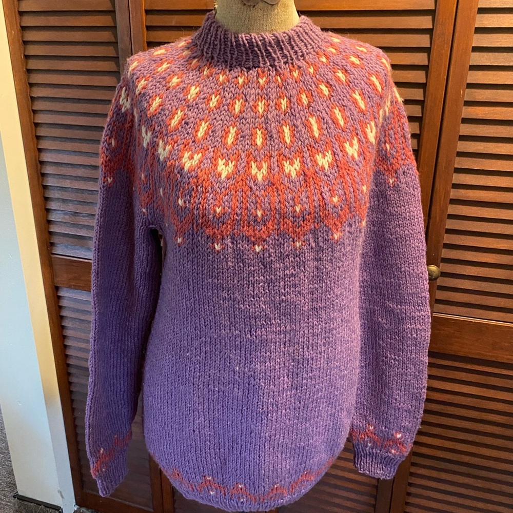 Vintage Bohemian Handmade Sweater